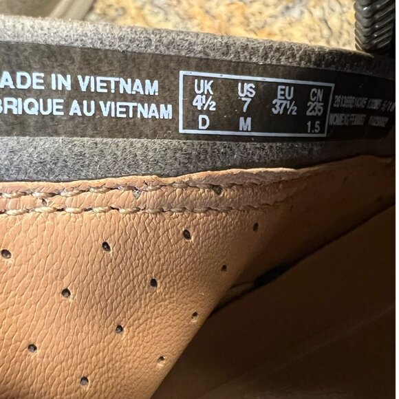 Clarks Unstructured Womens Ankle Boots Gray Leather Size 7 Lightweight & Comfort - Picture 8 of 8